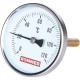 Термометр биметаллический аксиальный ROMMER 80/100 мм 1/2 0-120 °C RIM-0001-801015