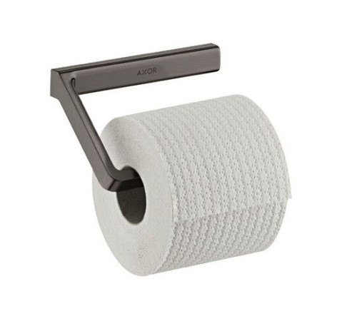 Держатель туалетной бумаги Axor Universal Softsquare без крышки черный хром 42846340