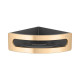 Полочка для душа угловая Keuco Elegance подвесная brushed brass/anthracite 11657250001
