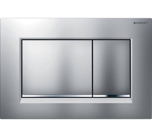 Клавиша смыва Geberit Sigma30 двойной смыв матовый хром 115.883.JQ.1