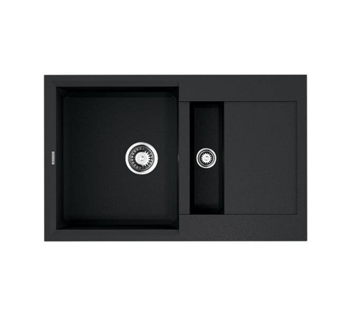Кухонная мойка Omoikiri Sakaime 78-2-BL Tetogranit 78x50 см черный 4993114