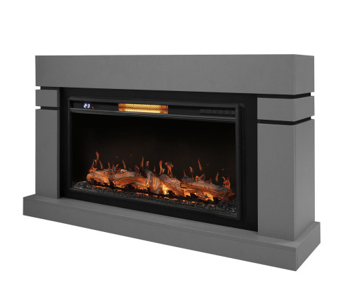 Каминокомплект Electrolux EFP/P-3620LS с порталом Lindos 42/40/36 светло-серый р/в 1706991