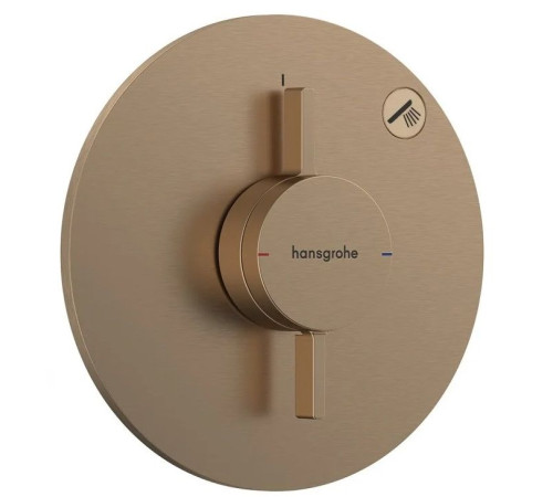 Смеситель для душа Hansgrohe DuoTurn S на 1 потребителя внешняя часть бронза 75618140