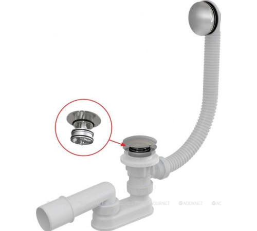 Сифон для ванны Alcaplast A504CKM Click-Clack металл A504CKM