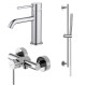 Набор смесителей 3 в 1 Aquanet Европа AQ1331CR (AQ1310CR+AQ1360CR+AQ2012CR) AQ1331CR