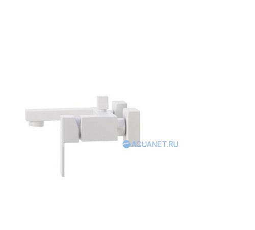 Смеситель для ванны Aquanet Blanco короткий излив картридж 35 мм белый AF420-20W