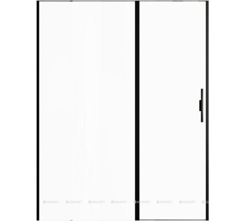 Душевая дверь Allen Brau Priority 1600 мм стекло Optiwhite черный брашированный алюминий 3.31039.BBA