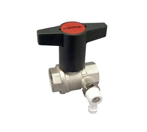 Кран шаровой Oventrop Optibal DN 25 1 ВВ PN 16 с удлиненной ручкой и штуцером 1077808