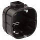 Подрозетник Эра KUTS-60-60-43-s-black