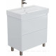 Тумба под раковину Aquanet Nova Lite 2.0 60 напольная белый глянец 00346336