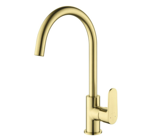 Смеситель для кухни Aquanet Oberon шлифованное золото AQ1282BG