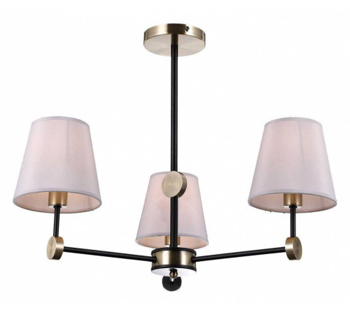 Люстра на штанге ILLUMICO CASTOR IL0394-3CSQ-24 BK AB CASTOR