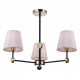 Люстра на штанге ILLUMICO CASTOR IL0394-3CSQ-24 BK AB CASTOR