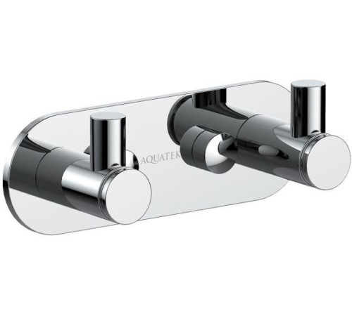 Крючок двойной Aquanet Европа хром AQ4102CR