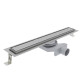 Трап душевой Plumberia Selection PS IN-TILE 6x70 см комбинированный затвор нержавеющая сталь PST70MT