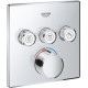 Смеситель для душа GROHE Grohtherm SmartControl внешняя часть на 3 выхода хром 29149000