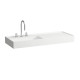 Раковина Laufen Kartell 120х46х12 см 3 отверстия полка справа белая 8.1333.2.000.108.1