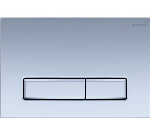 Панель смыва KDI Slim 009C хром матовый прямоугольная клавиша KDI-0000024