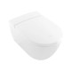 Унитаз-биде подвесной Villeroy & Boch ViClean-I100 с сиденьем CeramicPlus V0E100R1