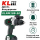 Аккумуляторная дрель-шуруповерт KLPRO KLNM18B-50 18 В 5.0 Ач Li-ion бесщеточная KLNM18B-50