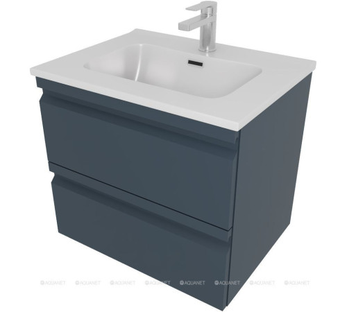 Комплект мебели для ванной AQUATON ВЕГА 60 с раковиной AQ0460-00 серый матовый AQ77060-MG