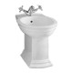 Биде напольное Devon&amp;Devon Westminster 56х36 см 1 отверстие белый IBBID1FWES