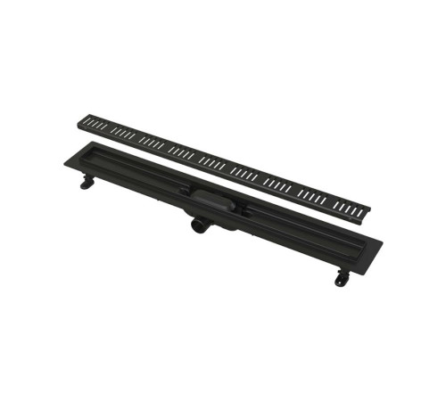 Душевой лоток Alca APZ10 550 мм черный матовый с решеткой APZ10BLACK-550M