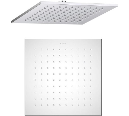 Верхний душ Aquanet AQ2076CR квадратный 250х250х7 мм хром AQ2076CR