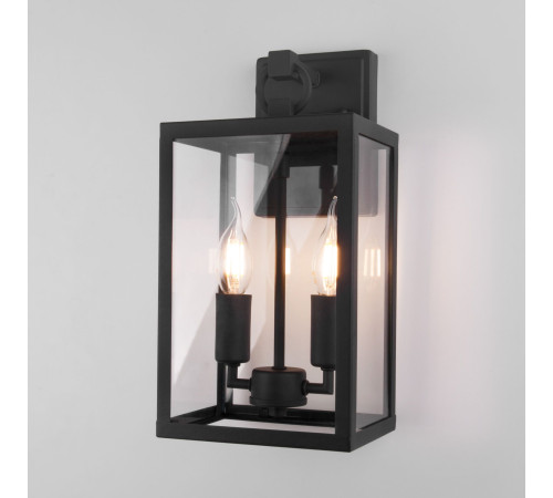 Уличный настенный светильник Candle D 35150/D темно-серый