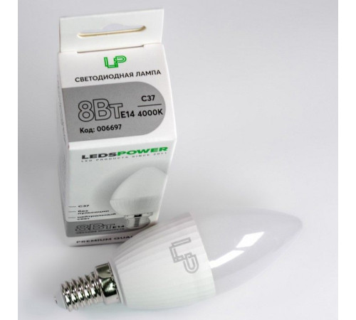Лампа светодиодная LEDS POWER C37 006697