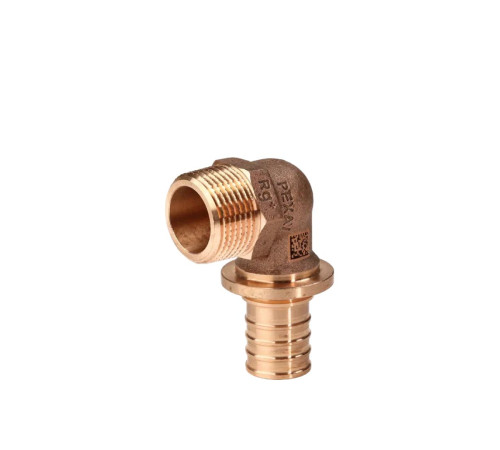 Угол аксиальный Rehau RAUTITAN RX+ с накидной гайкой 20 x 1/2 В, бронза 1456413-001
