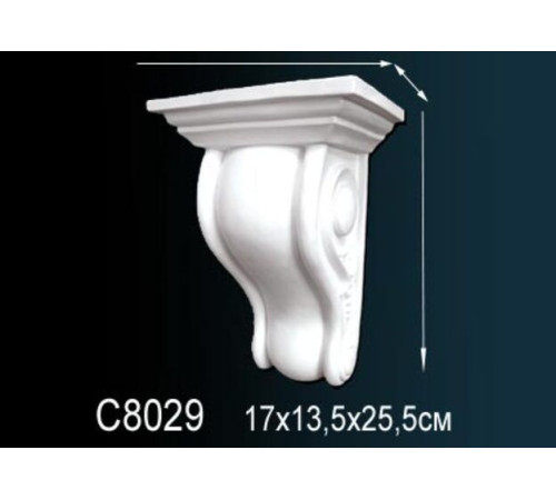 Консоль декоративная Perfect полиуретан C8029