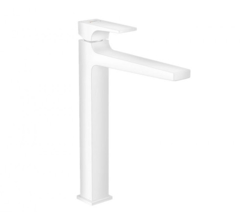 Смеситель для раковины Hansgrohe Metropol 260 Push-Open белый матовый 32512700