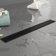 Трап душевой Plumberia Selection PS LINEAR 6x100 см комбинированный затвор черный матовый PSL100NO