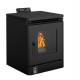 Камин пеллетный ZOTA B6H22 6 кВт WiFi black 00-00001293