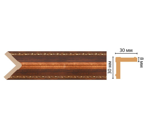 Угол DECOMASTER 116-1084 ДМ 30x30x2400 мм 116-1084 ДМ