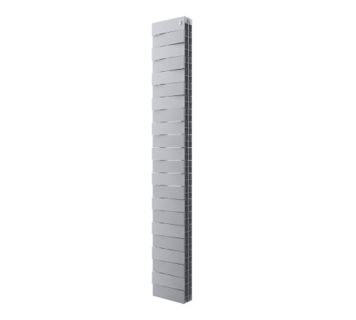 Радиатор биметаллический Royal Thermo PianoForte Tower 200 Silver Satin 22 секции НС-1346147