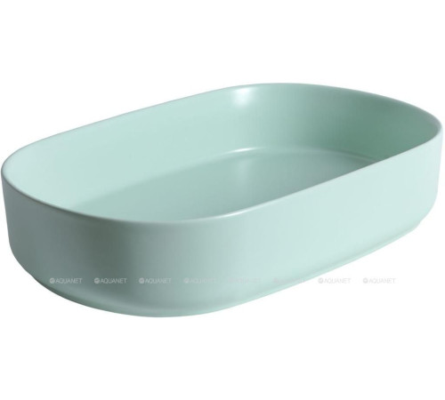 Раковина накладная Allen Brau Fantasy Oval 550х360 мм мятный 4.11022.MT