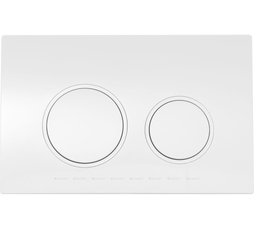 Кнопка смыва Aquanet AQ-PRO-02W двойная белый 00346768