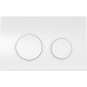 Кнопка смыва Aquanet AQ-PRO-02W двойная белый 00346768