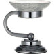 Мыльница Boheme Murano настольная 11.5х12х14.5 см хром 10910-CR