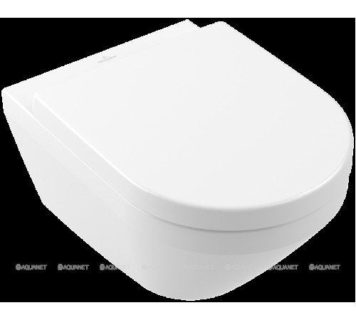 Унитаз подвесной Villeroy &amp; Boch Architectura 370x530 мм TwistFlush с сиденьем 4694CL01