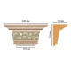 Капитель DECOMASTER D203-59 220x113x70 мм D203-59