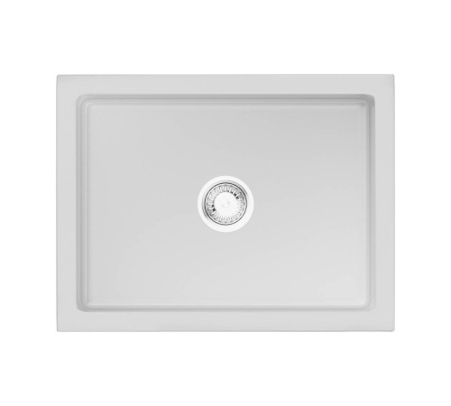 Кухонная мойка Omoikiri Mikura 61-WH Glossy Natceramic 61x46 см белая 4993257