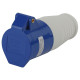Розетка с заземлением Эра R-16-2P-PE-IP44