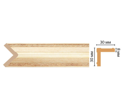 Угол декоративный DECOMASTER 116-933 ДМ 30х30х2400 мм 116-933 ДМ