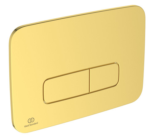 Панель смыва механическая Ideal Standard Oleas M3 241х165х8,5 мм золото шлифованное R0459A2