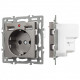 Розетка с заземлением и 2хUSB type A, без рамки Arlight SCT 043735
