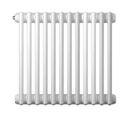 Трубчатый радиатор Zehnder Charleston 3050 20 секций 1/2 нижнее подключение с кронштейнами RAL 9016 1247276