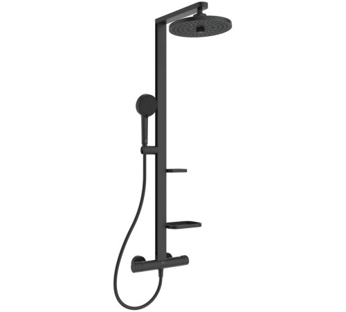 Душевая система с термостатом Ideal Standard ALU+ Ø 260/100 мм полки 130 и 208 мм BD583XG